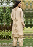 Ivory Embroidered Straight Pant Suit