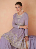 Lavender EmbroidereD Palazzo Suit