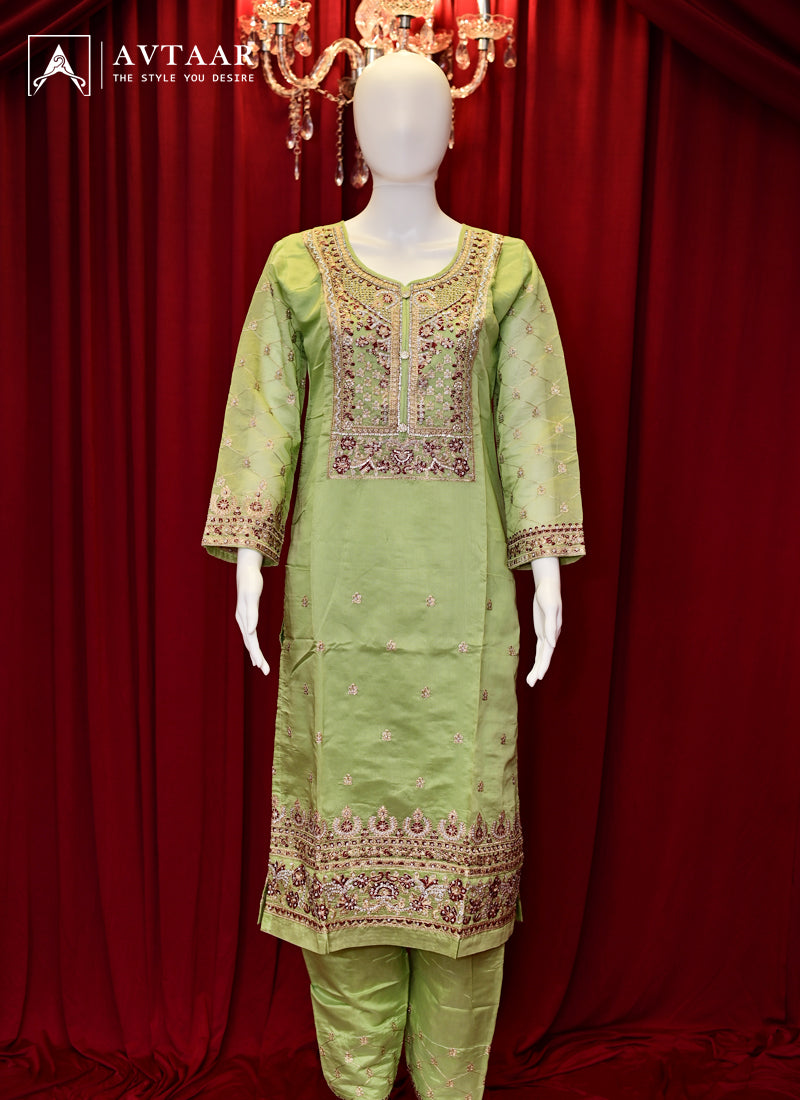Green Harmony Salwar Suit