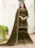 New Gorgeous Embroidery Sharara Suit