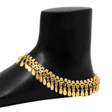 Jhumar Imitation Gold Color Anklets (1 Pair)