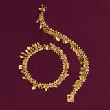 Jhumar Imitation Gold Color Anklets (1 Pair)