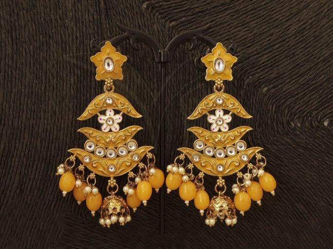 Designer Antique Jhumka Earrings