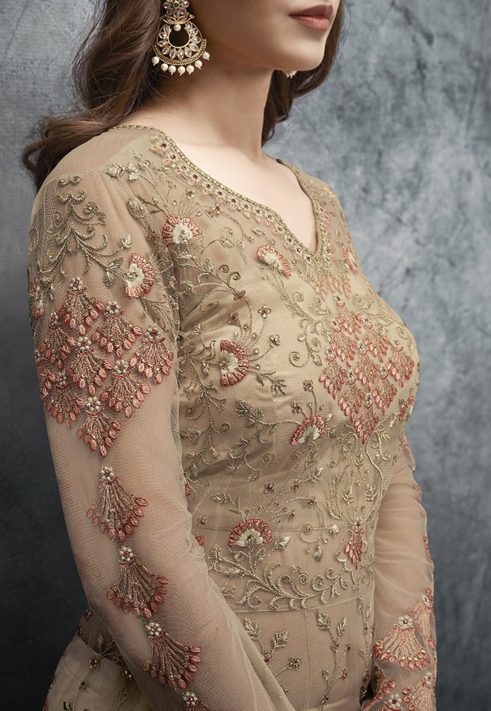 Wedding Wear Gorgeous Net Anarkali Suit