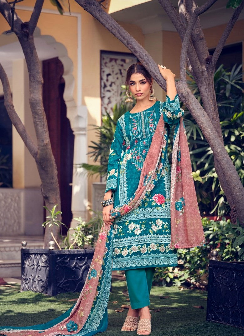 Designer Elegant Cotton Salwar Suit