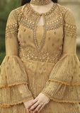 Wedding Wear Designer Anarkali Suit Golden