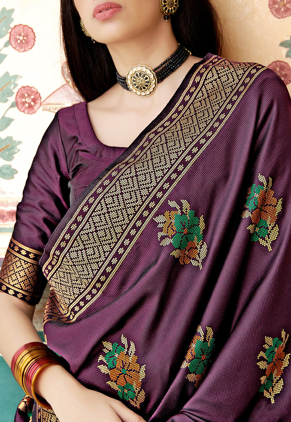 Banarasi Satin Silk New Designer Saree